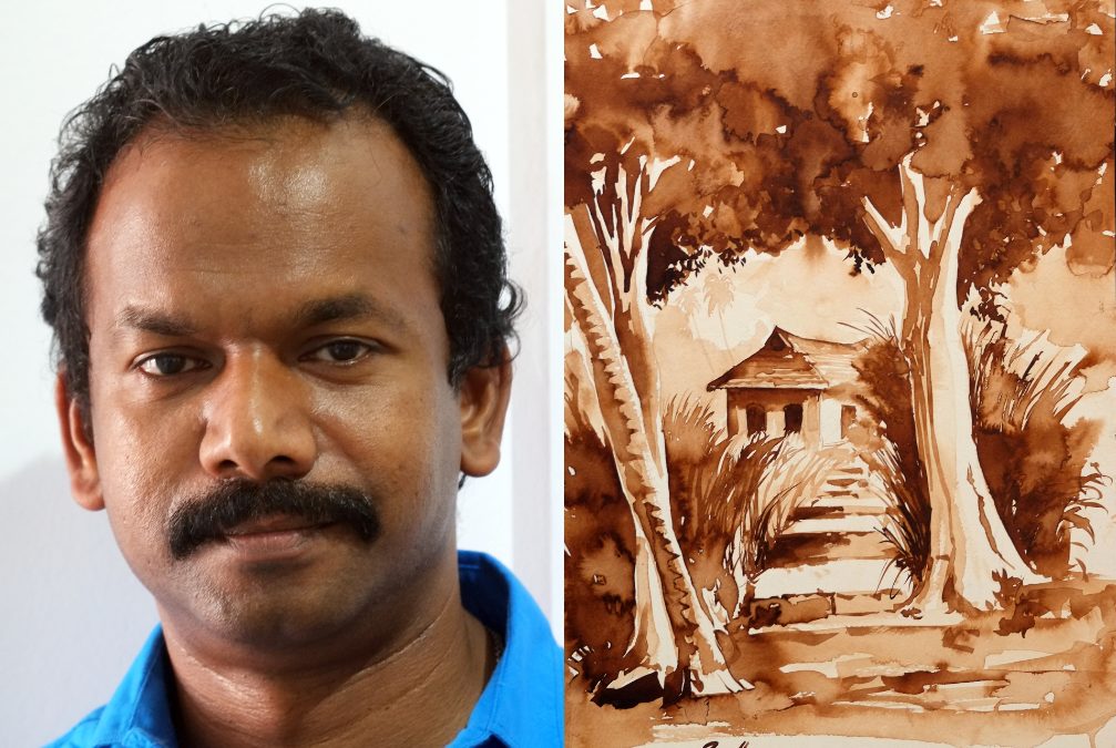 Exhibition of paintings by alumnus Sudheeran Prayar